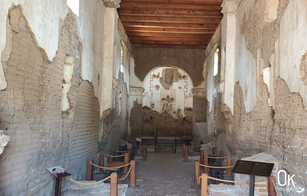 Church nave at Tumacacori National Historical Park | OK Which Way