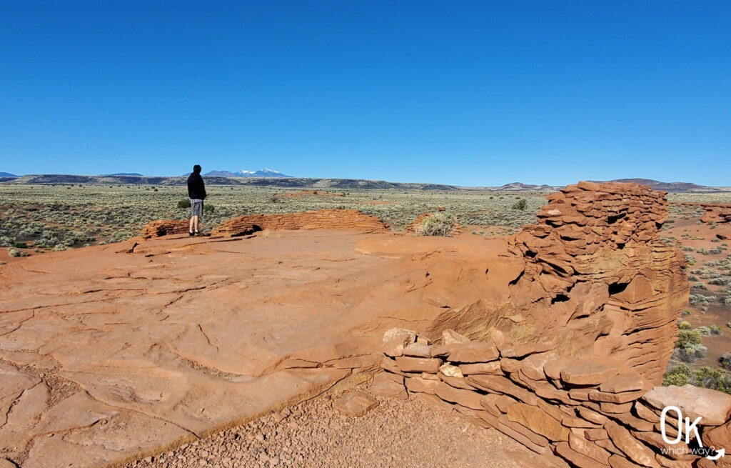 View of San Francisco Peaks from Wupatki National Monument | OK Which Way
